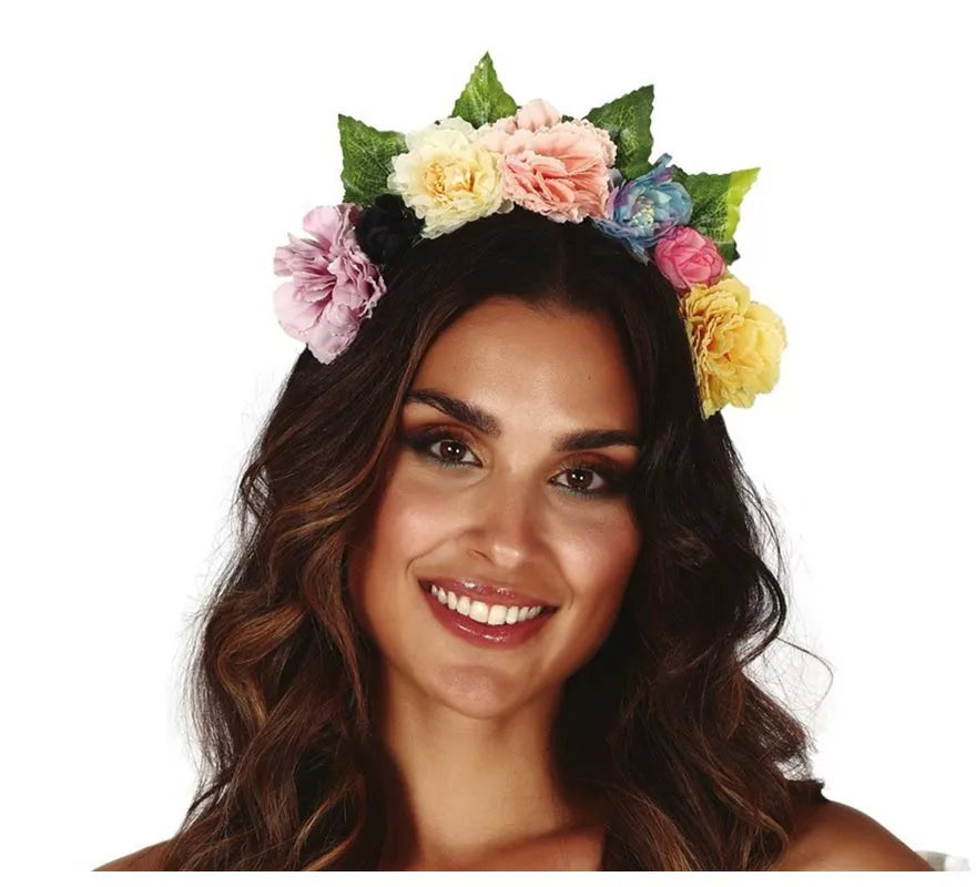 Diadema de Flores Multicolor