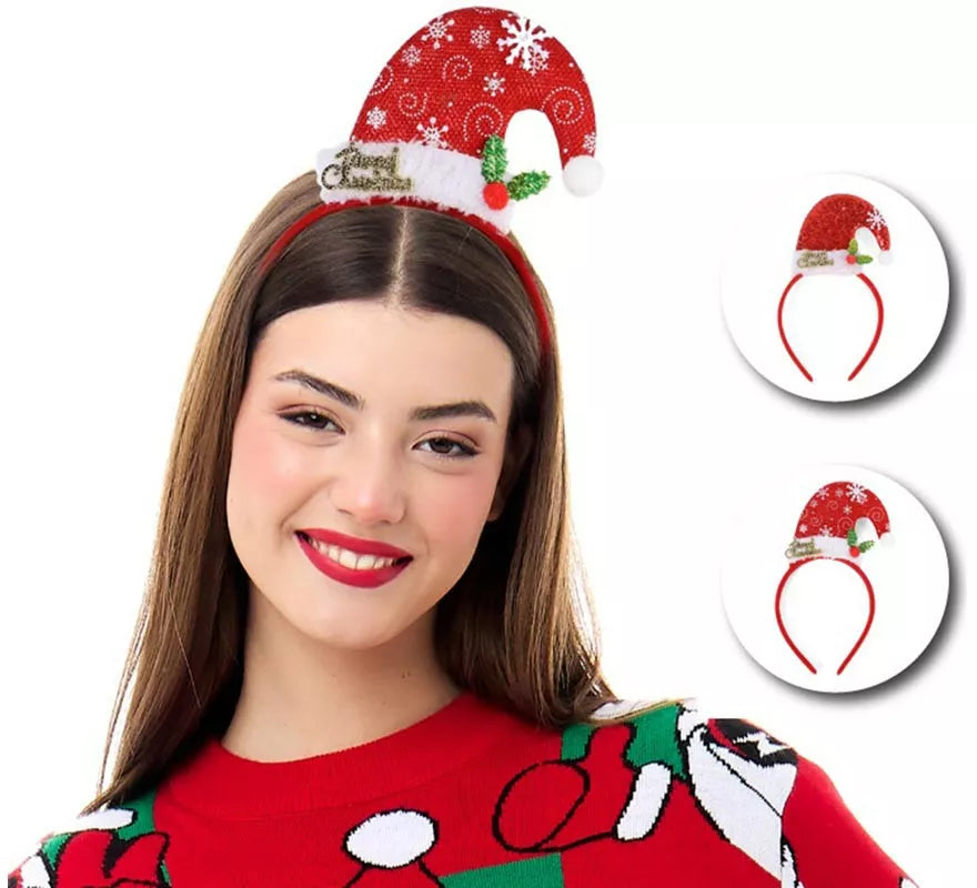 Translation missing: fr.Diadema de Gorro Navideño Copo de Nieve en modelos surtidos