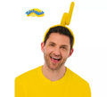 Diadema de Laa Laa amarillo teletubbie adulto