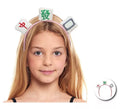 Diadema de Mahjong de peluche infantil