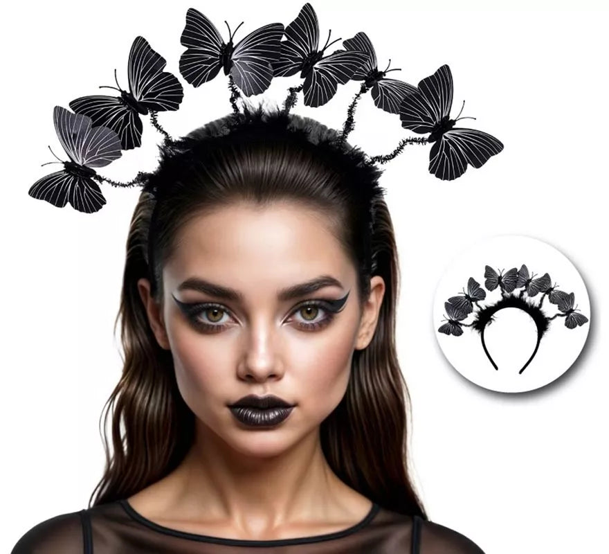 Translation missing: fr.Diadema de Mariposa con Plumas