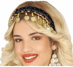 Bandeau Zingara Arab Coin en différentes couleurs pour adultes