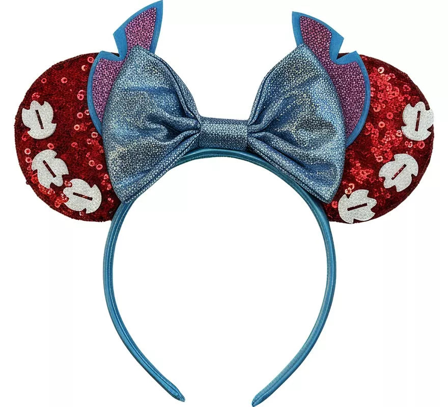 Translation missing: fr.Diadema de Monstruito azul con Orejas de Ratoncita