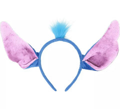 Bandeau monstre bleu avec cheveux