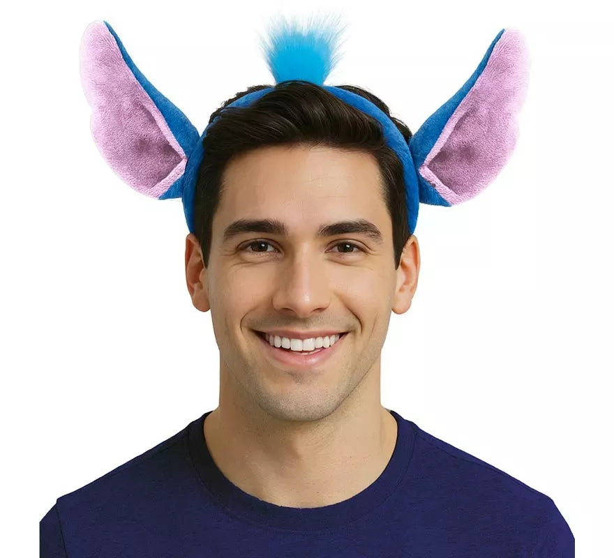 Translation missing: fr.Diadema de Monstruito azul con Pelo