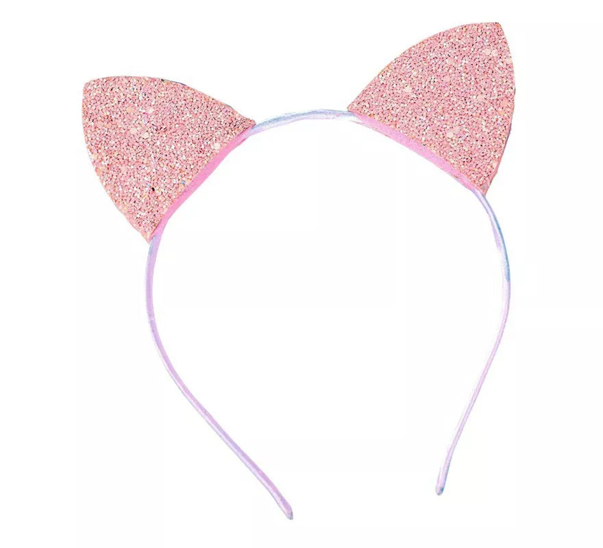 Translation missing: fr.Diadema de Orejas de Gato Glitter de 18X15 cm