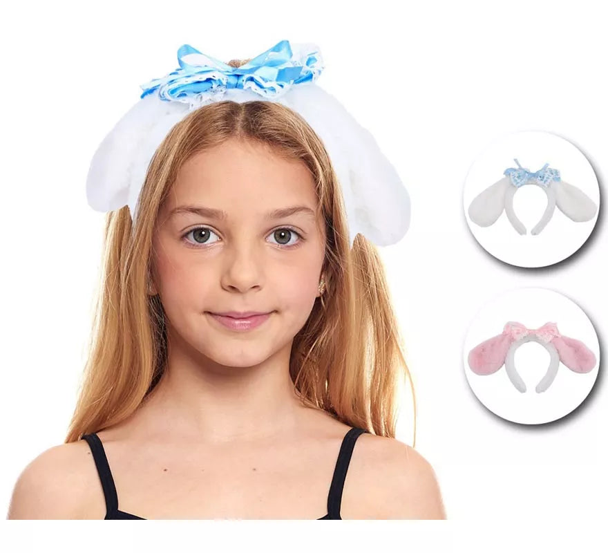 Translation missing: fr.Diadema de Orejas Lazo de peluche en colores surtidos infantil