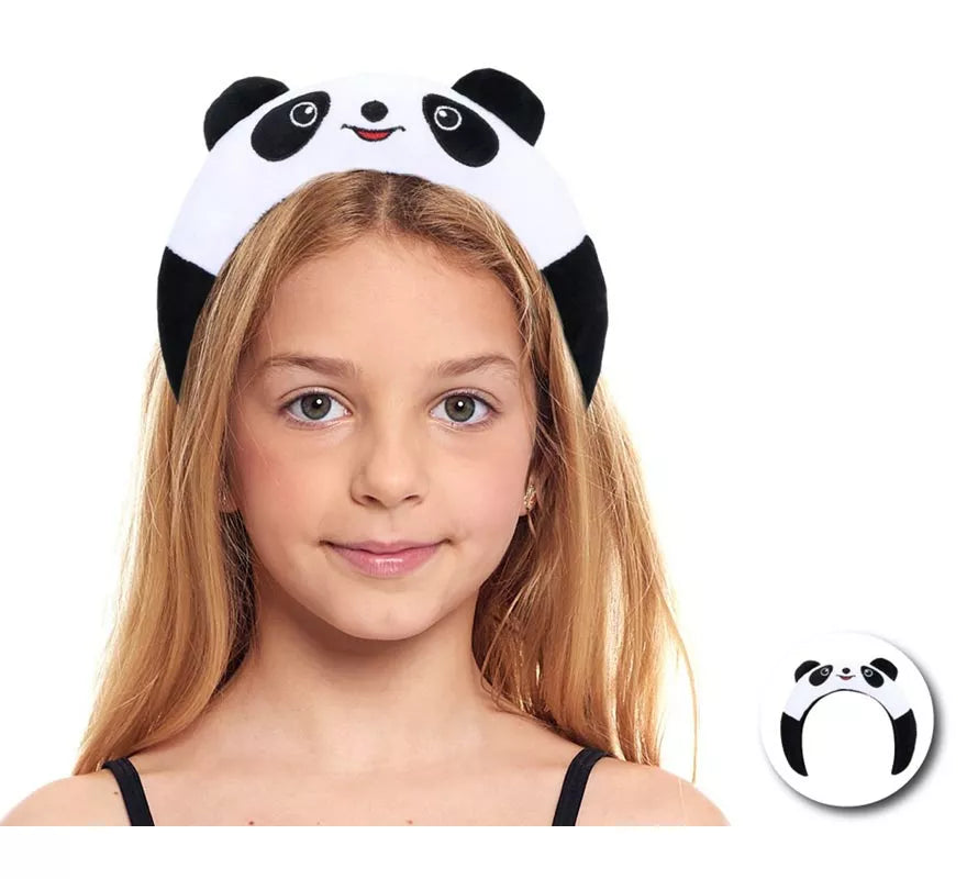 Translation missing: fr.Diadema de Oso Panda de peluche infantil