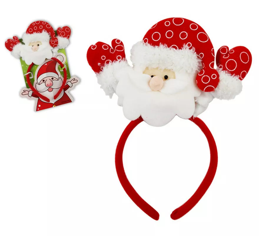 Translation missing: fr.Diadema de Papá Noel con Manos