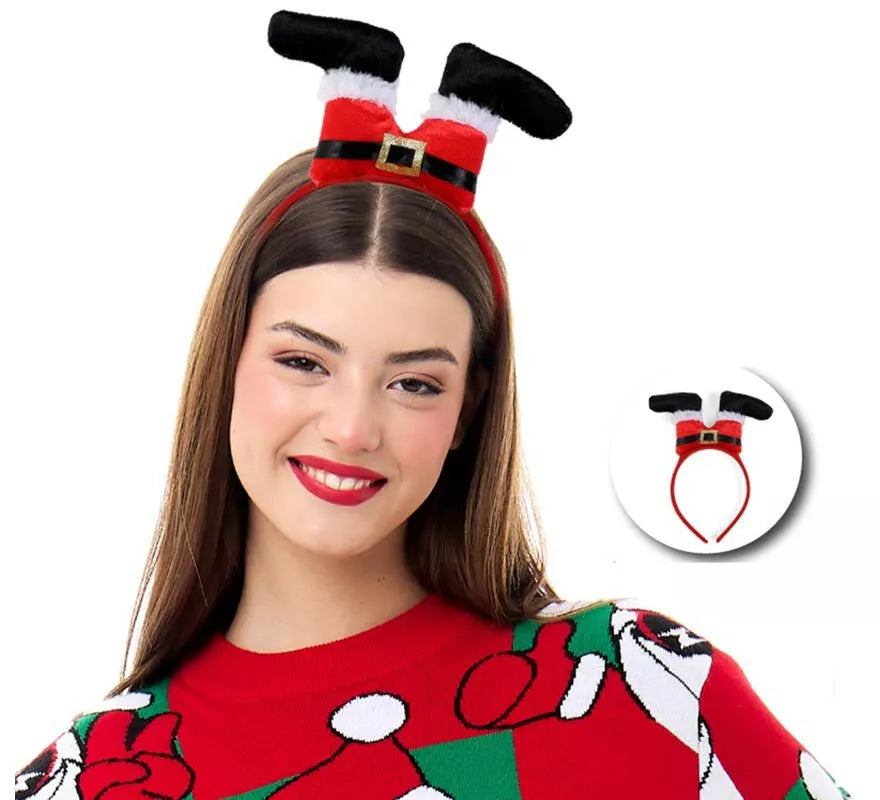 Translation missing: fr.Diadema de Piernas Papá Noel con cinturón