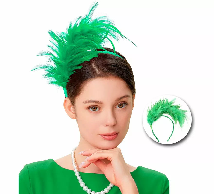 Translation missing: fr.Diadema de Plumas Años 20 en varios colores