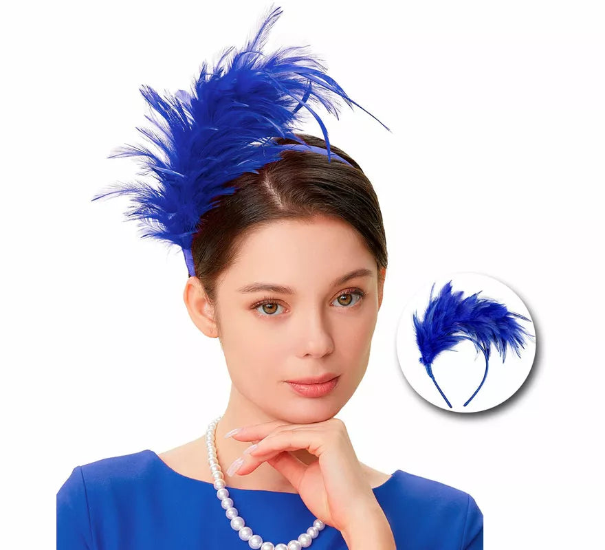Translation missing: fr.Diadema de Plumas Años 20 en varios colores