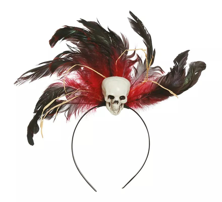 Translation missing: fr.Diadema de Plumas con Calavera