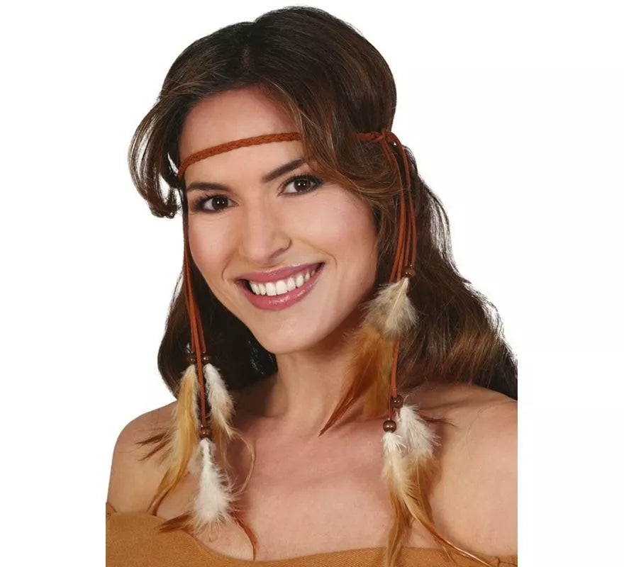 Translation missing: fr.Diadema de Plumas de India Colgantes