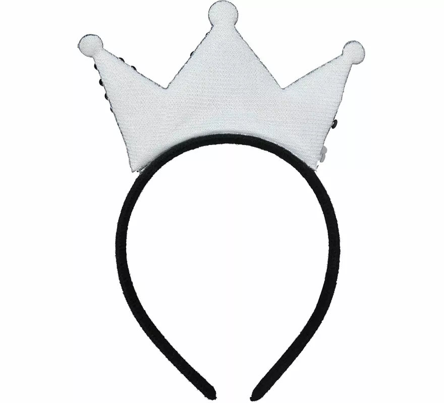 Translation missing: fr.Diadema de Princesa con lentejuelas bicolor adulto