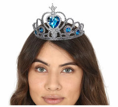Bandeau Princesse avec Pierres Bleues