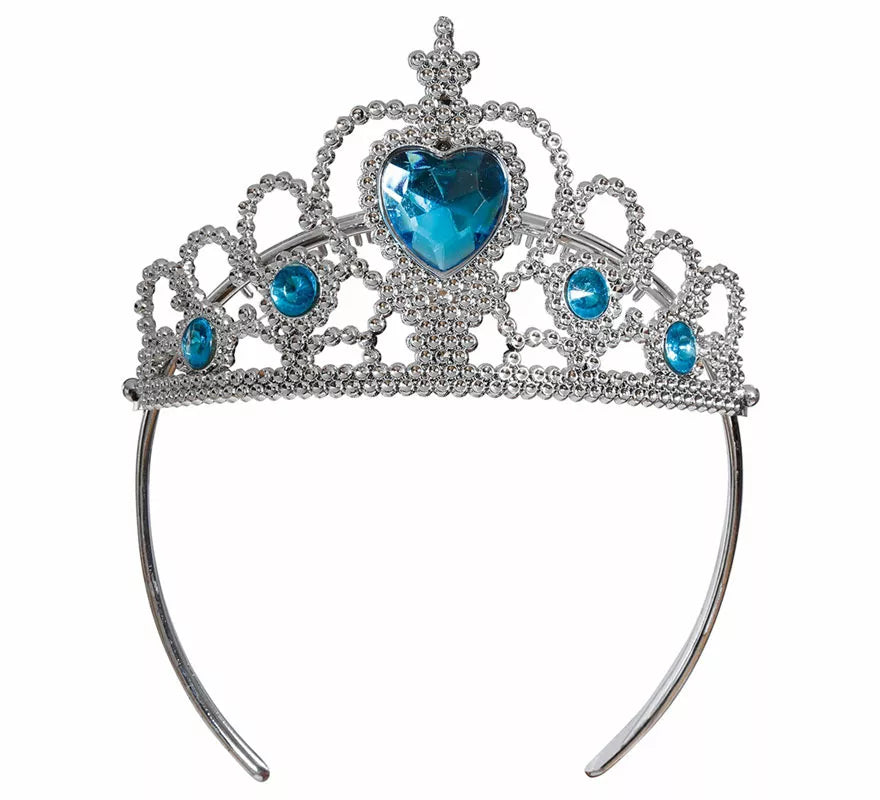 Translation missing: fr.Diadema de Princesa con Piedras Azules