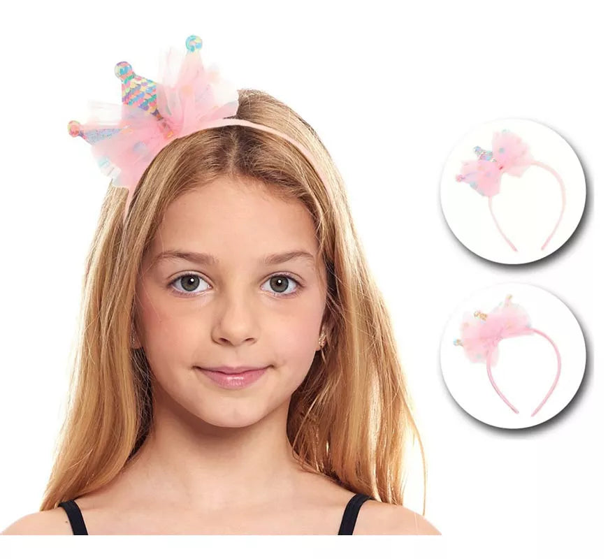 Translation missing: fr.Diadema de Princesa con tul en colores surtidos