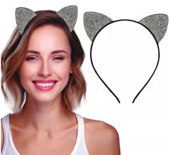 Bandeau souris argenté