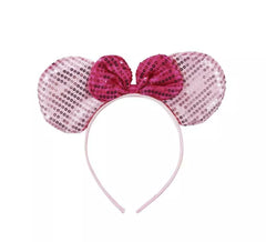 Serre-tête Souris Rose à Paillettes