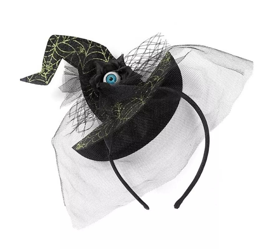 Translation missing: fr.Diadema de Sombrero de Bruja Ojo y Telarañas