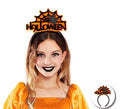 Diadema de Telaraña Halloween naranja infantil