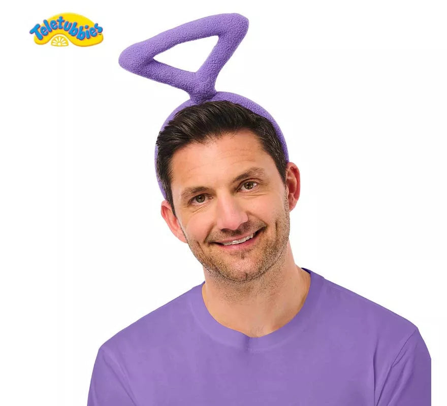 Translation missing: fr.Diadema de Tinky Winky morado teletubbie adulto