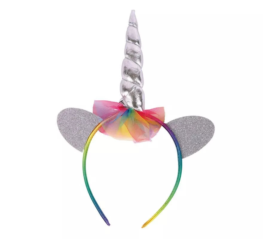 Translation missing: fr.Diadema de Unicornio gris infantil