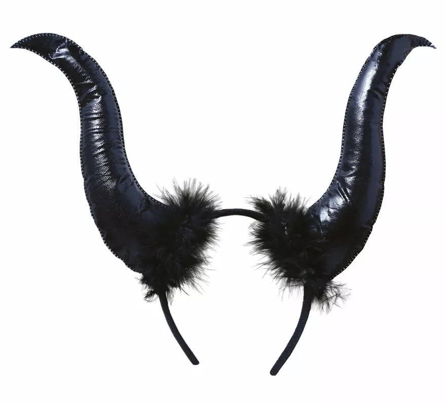 Translation missing: fr.Diadema Demonio Negra con Cuernos Altos
