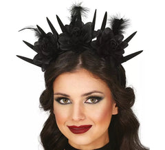Bandeau Fleurs Noires