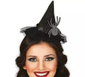 Diadema Gorrito Bruja con Araña