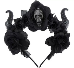 Bandeau gothique avec cornes