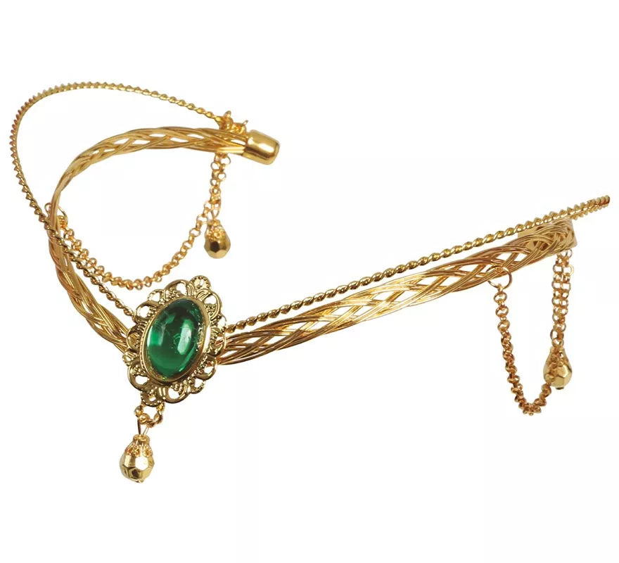 Translation missing: fr.Diadema Medieval Metálica Oro