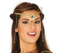 Bandeau médiéval en métal doré