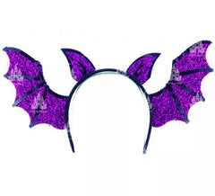 Bandeau chauve-souris lilas