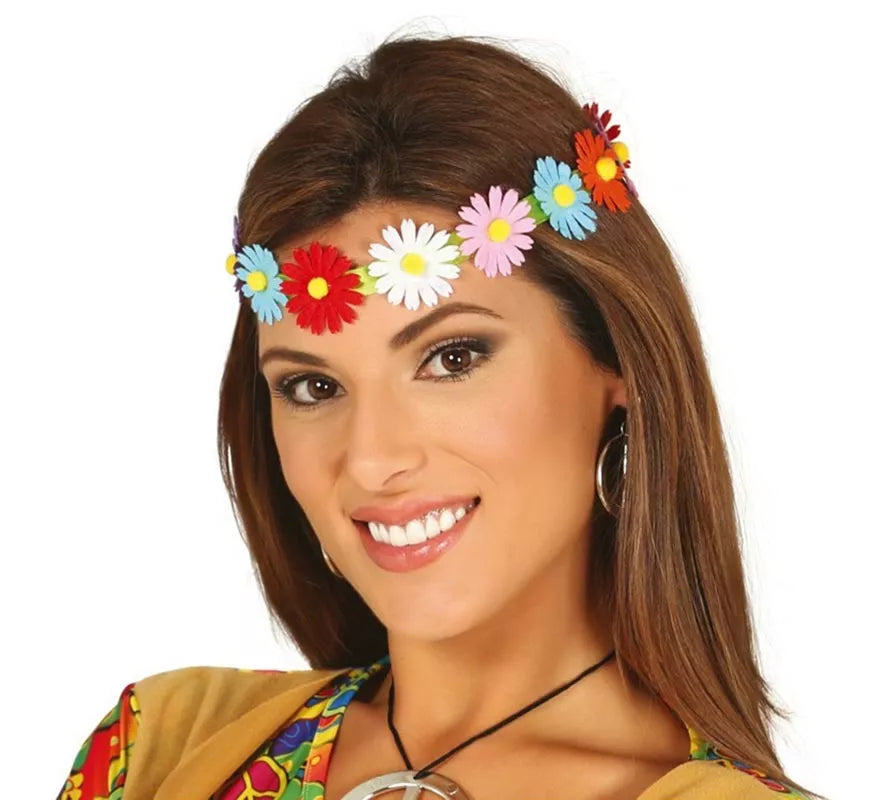 Translation missing: fr.Diadema o Cinta con Flores Multicolor