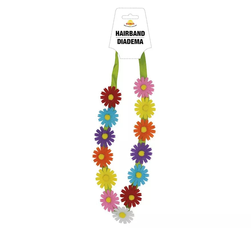 Translation missing: fr.Diadema o Cinta con Flores Multicolor
