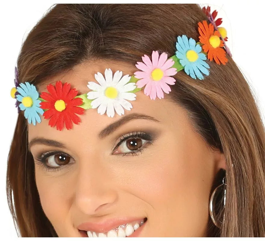 Translation missing: fr.Diadema o Cinta con Flores Multicolor