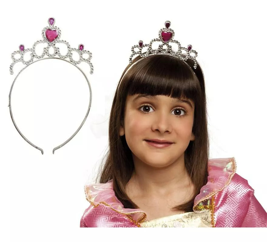 Translation missing: fr.Diadema o Tiara plata de Princesa