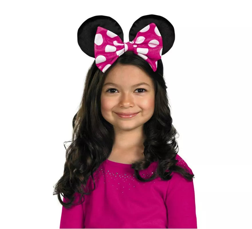 Translation missing: fr.Diadema Orejas de Minnie Disney con lazo reversible infantil