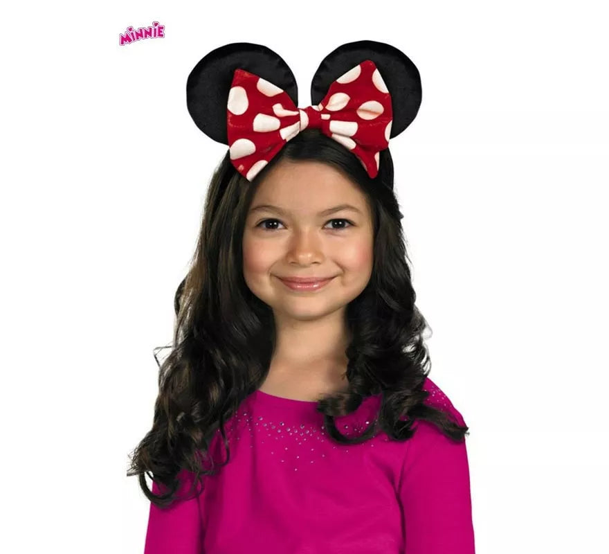 Translation missing: fr.Diadema Orejas de Minnie Disney con lazo reversible infantil