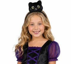 Bandeau de chat en peluche