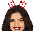 Diadema Tridentes Piedras Preciosas