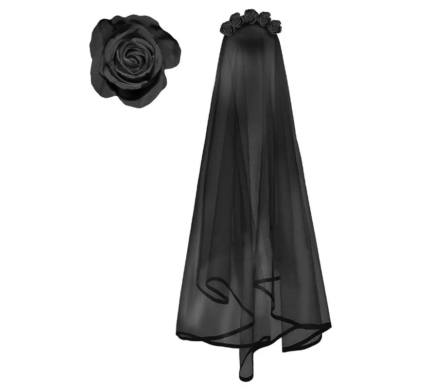 Diadema Velo negro
