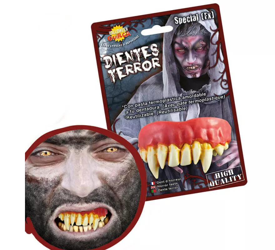 Translation missing: fr.Dientes de Monstruo Vampiro para Halloween