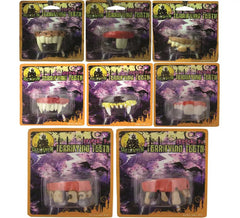 Modèles assortis de dents terrifiantes d'Halloween