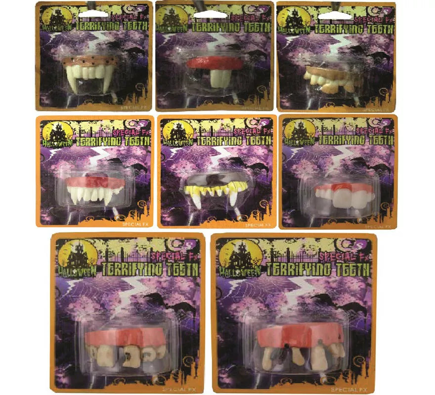 Translation missing: fr.Dientes terroríficos de Halloween modelos surtidos