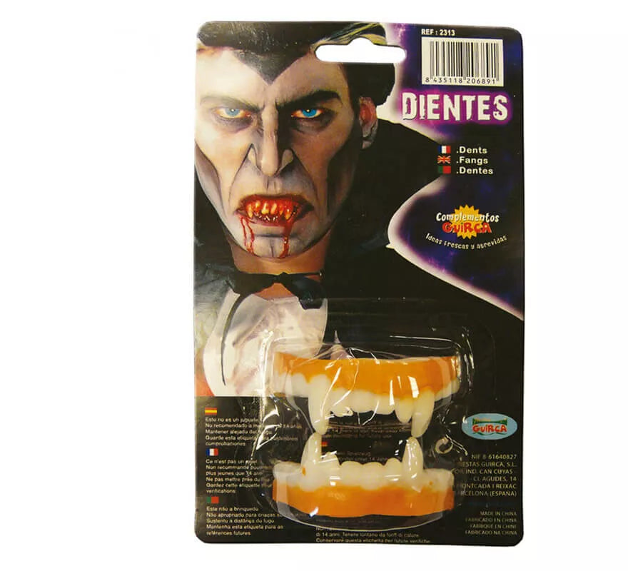 Translation missing: fr.Dientes Vampiro de látex para Halloween