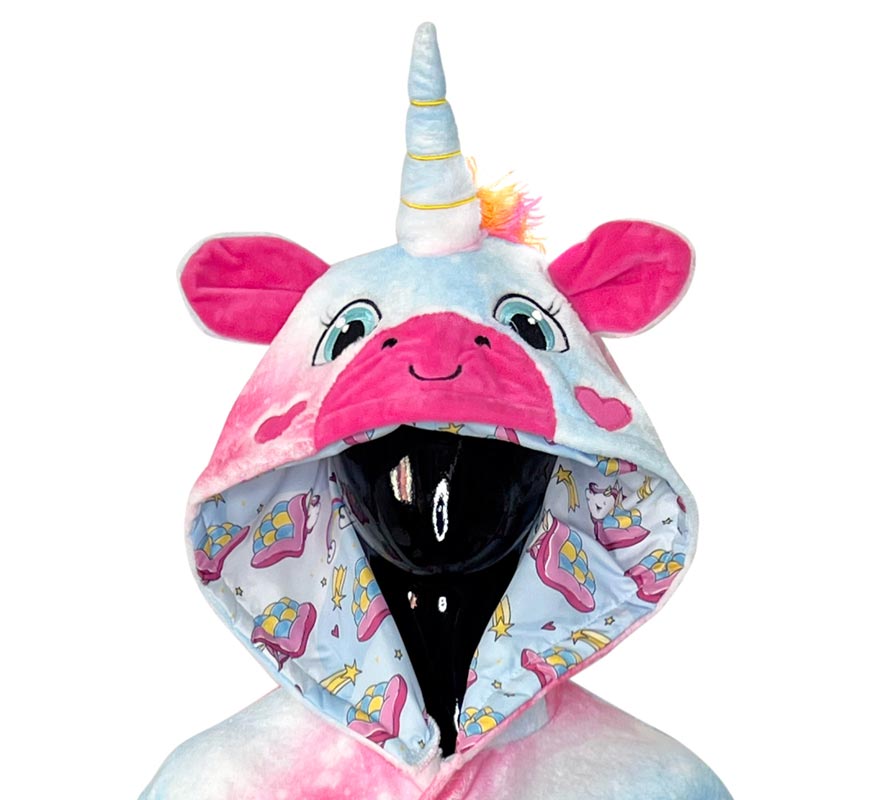 Disfraz Albornoz Uri Unicornio para adulto