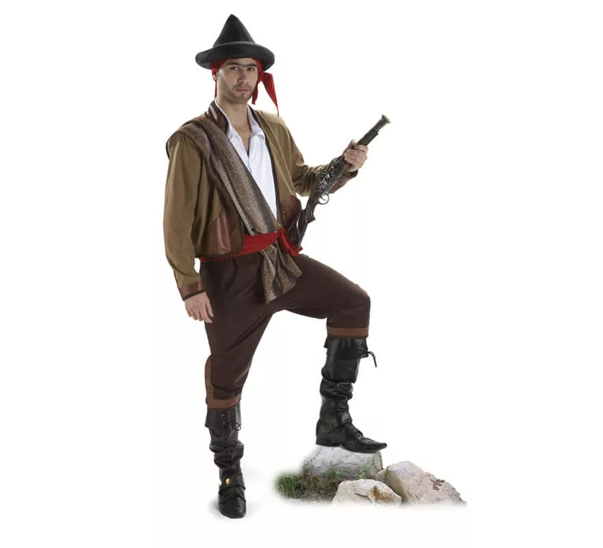 Translation missing: fr.Disfraz Bandolero Contrabandista para hombre